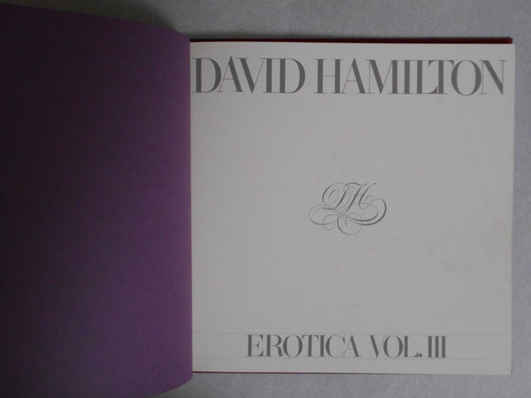 Erotica vol. 3 | David Hamilton | Artman Club