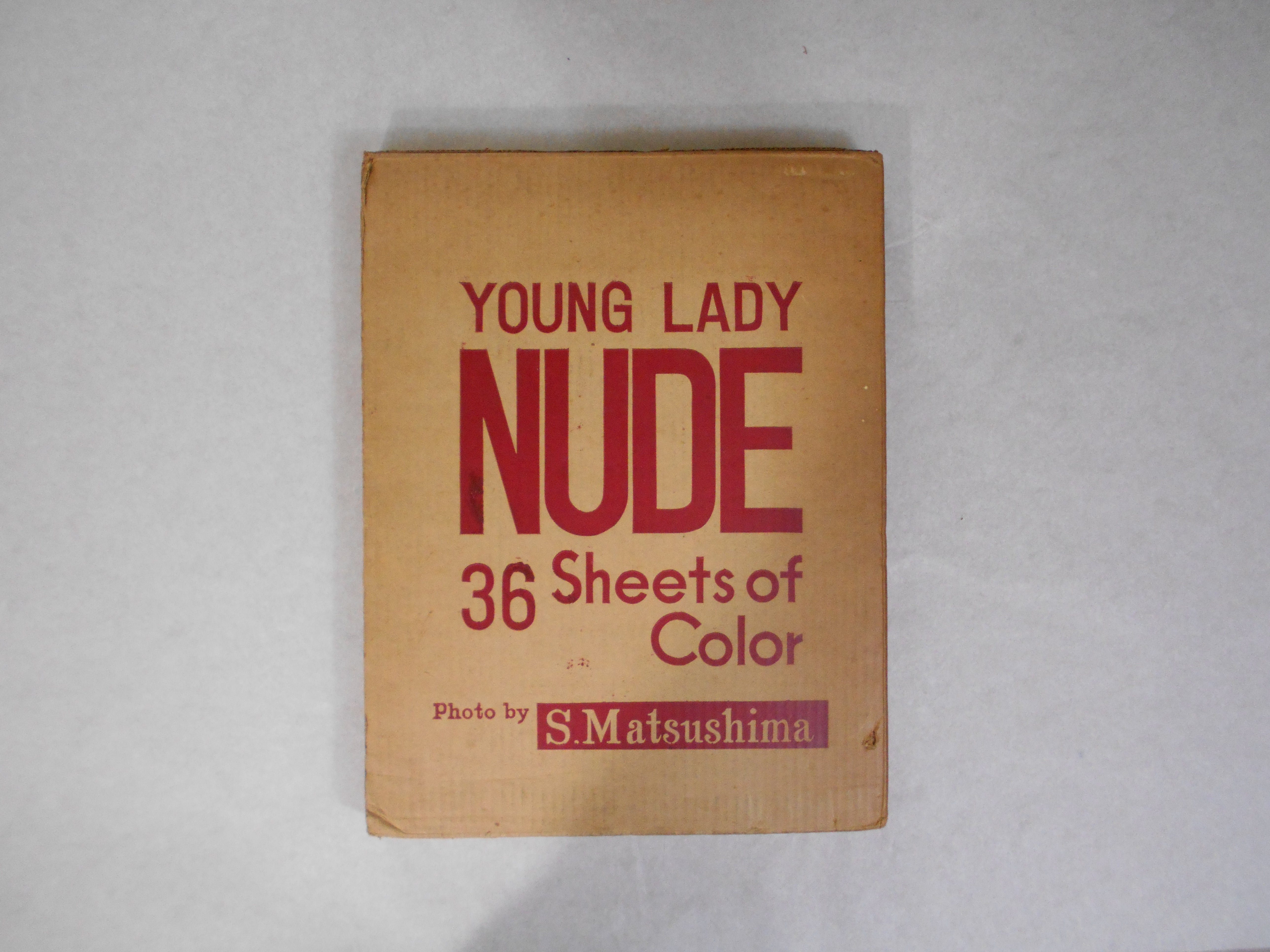 Young Lady Nude, 36 sheets of color | Susumu Matsushima | KK Sansei Sh –  buonaideabooks